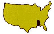 阿拉巴馬地理位置