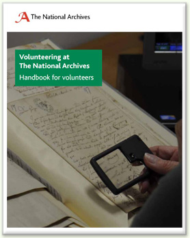 圖3 英國國家檔案局志願服務工作手冊
