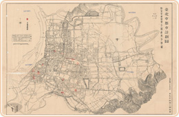 圖1 光復初期臺北市都市計畫圖檔案