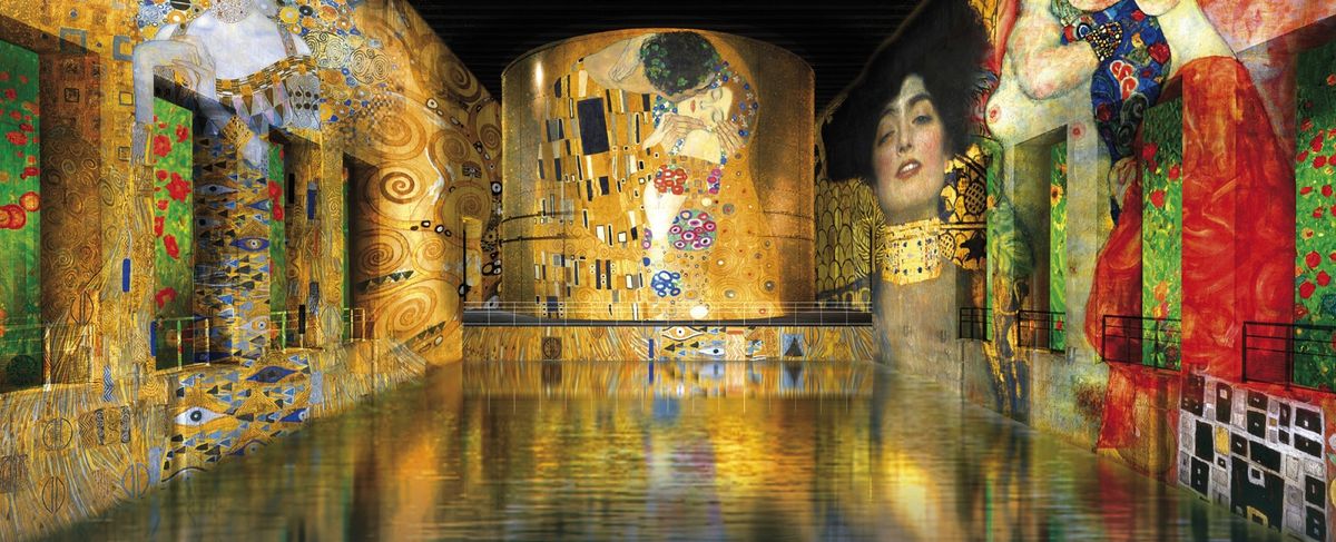圖6 原定2020年4月開放的光之水池首展「克林姆，金色及彩色（Gustav Klimt, d'or et de couleurs）」