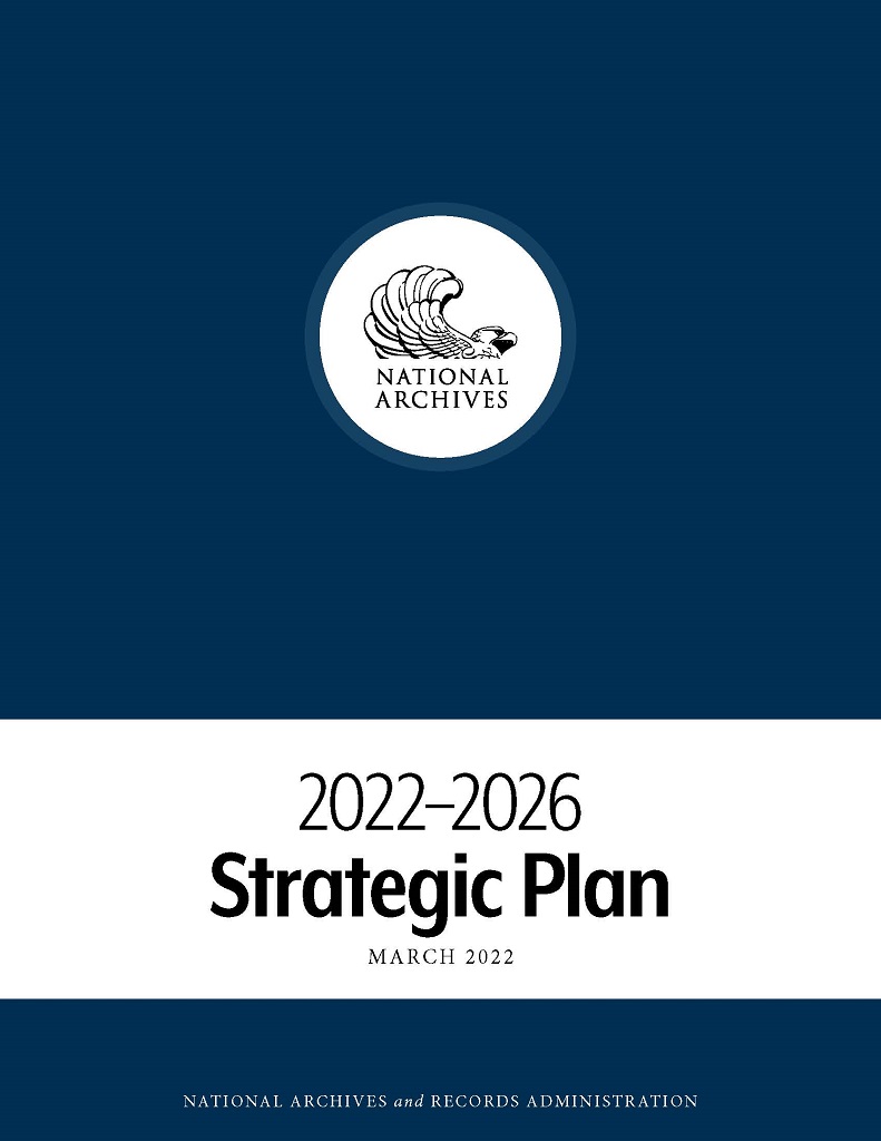 美國國家檔案暨文件署公布2022-2026年施政方針