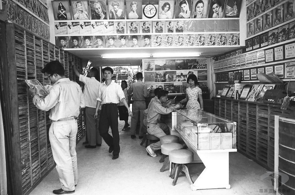 圖12 中華商場落成時，哥倫比亞唱片行同步開張，成為當時流行音樂指標場所之一。