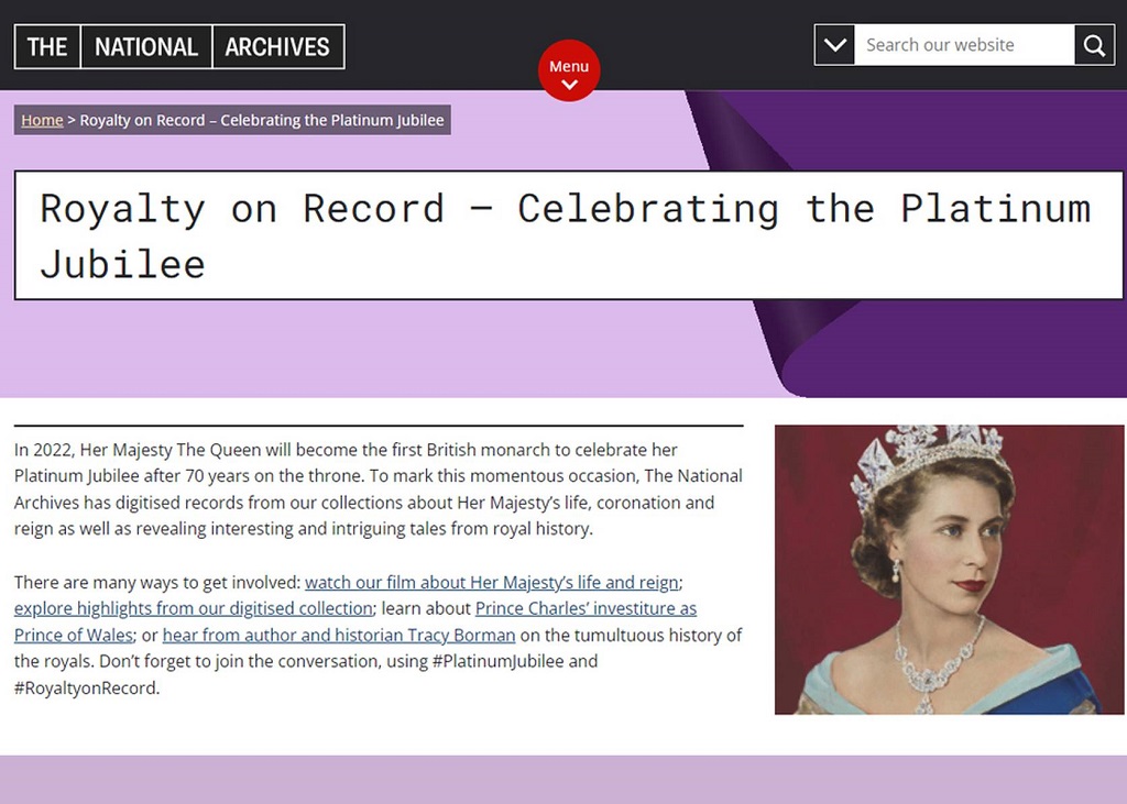文檔裡的皇室—英國女王登基70週年紀念活動