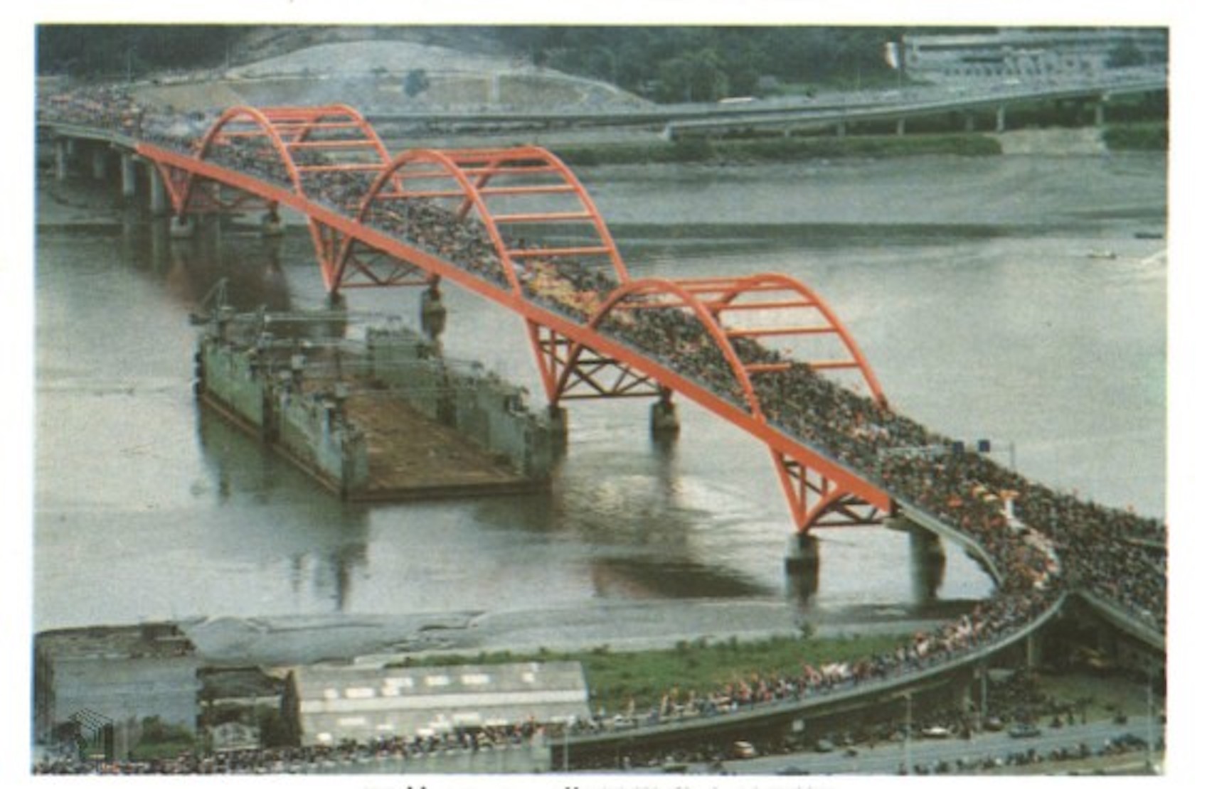 刊頭 關渡大橋1983年10月31日完工通車典禮
