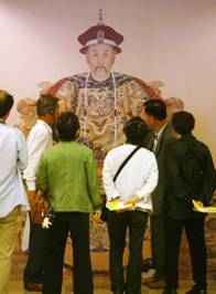 民國九十八年十月故宮與北京故宮博物院合作舉辦之「雍正—清世宗文物」特展參觀情形