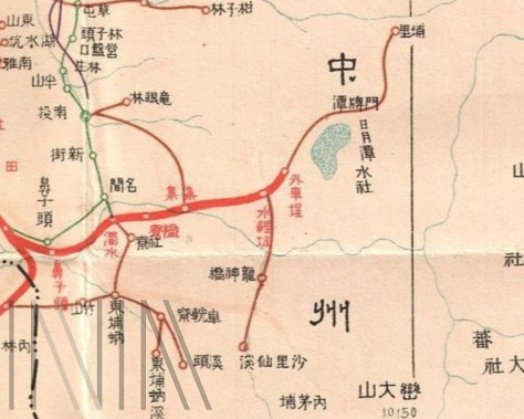 圖4 鄉間地區多用「手押軌道」通行
