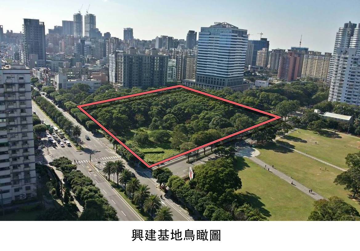 興建基地鳥瞰圖