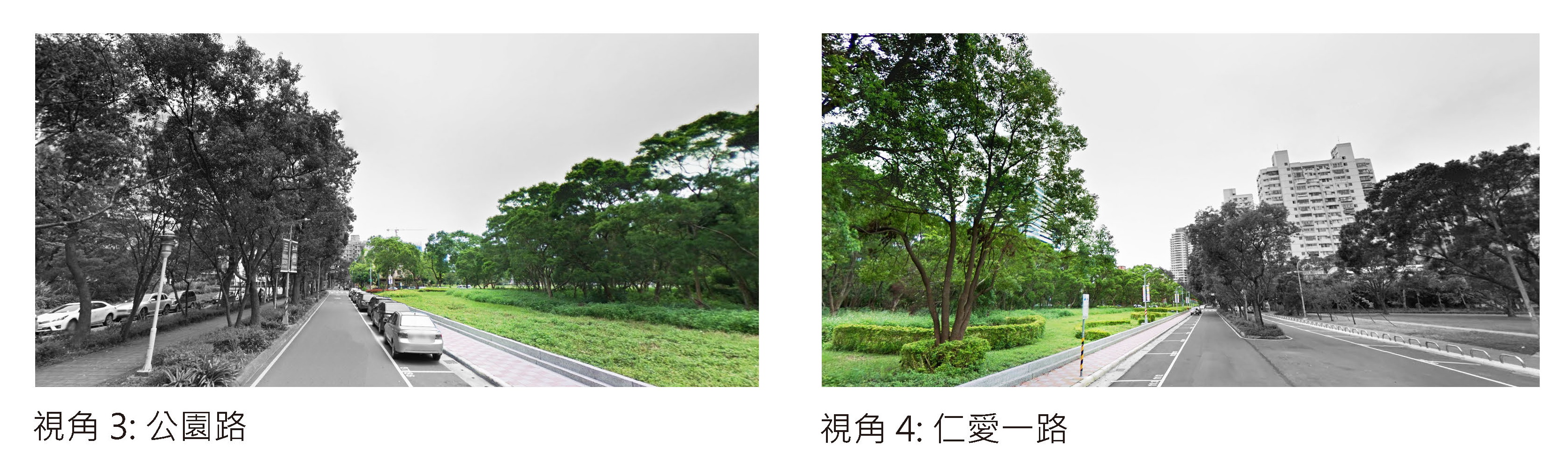 周邊道路說明-公園路、仁愛一路