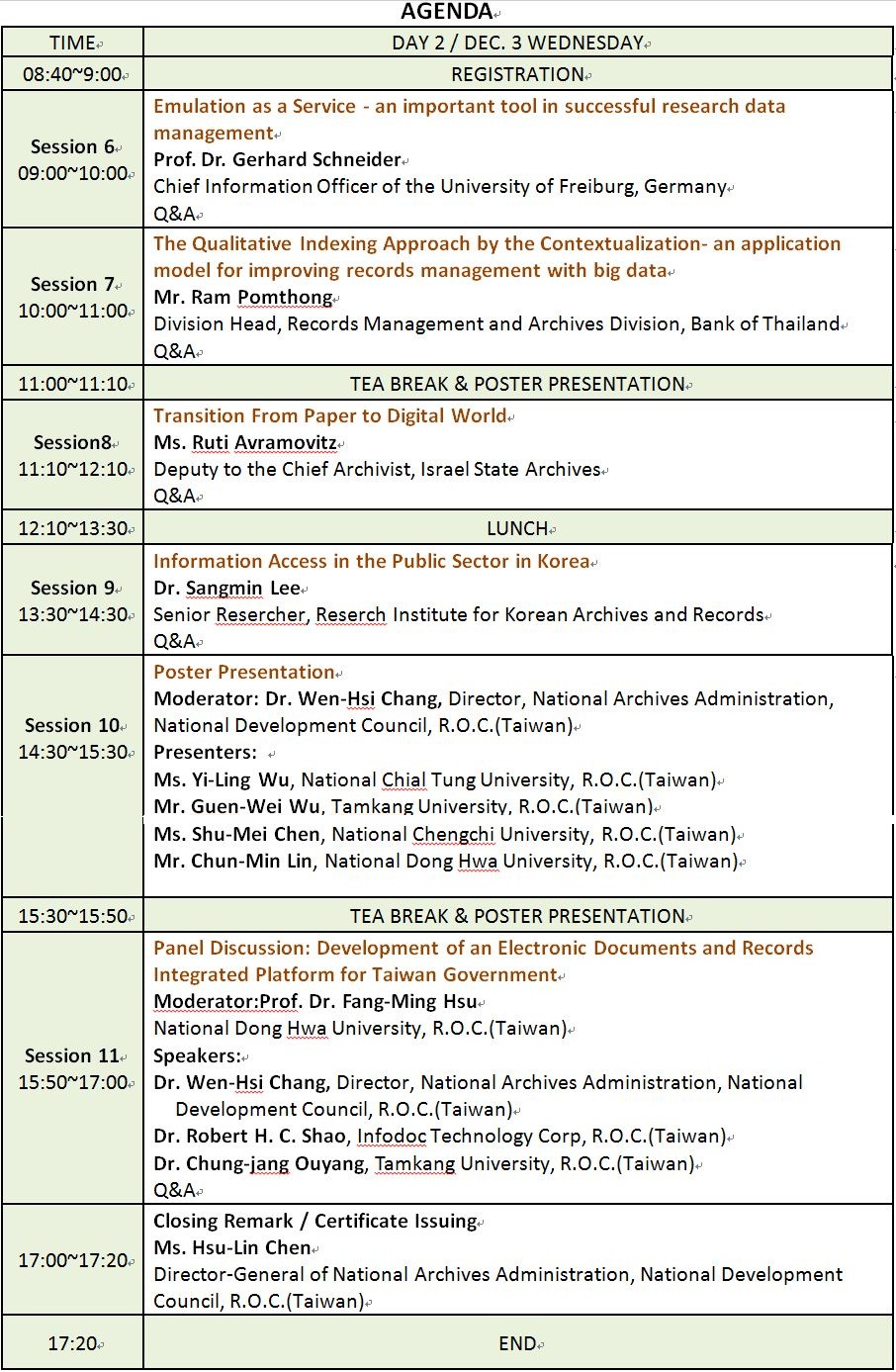 Agenda-Day 2(Dec.3)