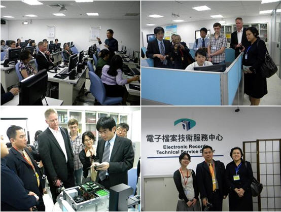 泰國銀行參訪檔案管理局行程照片