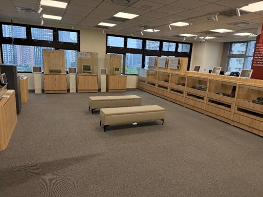 電子檔案技術服務室展示區