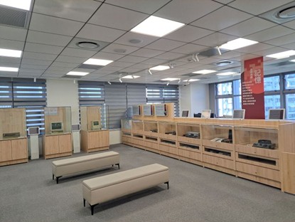 電子檔案技術服務室展示區