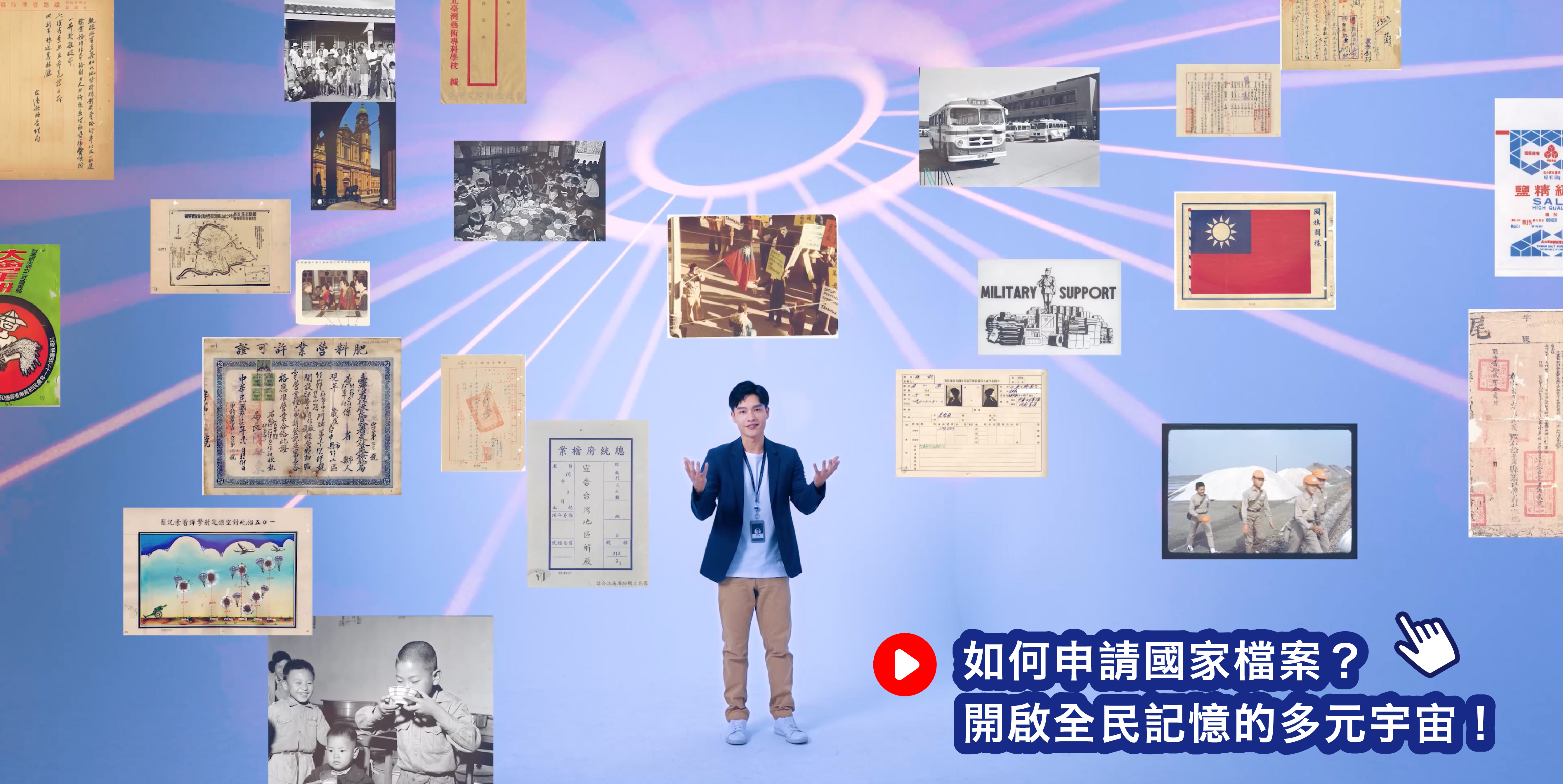 如何申請國家檔案？ 開啟全民記憶的多元宇宙！「另開新視窗」