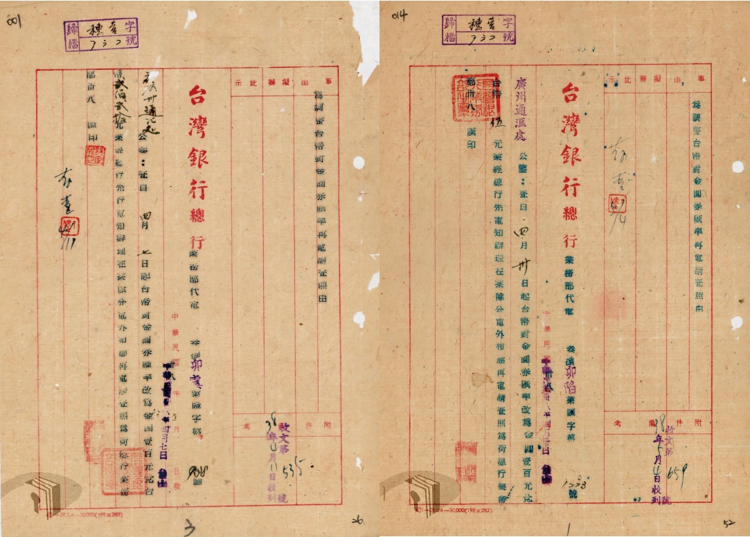 圖13 金圓券對臺幣匯率變化