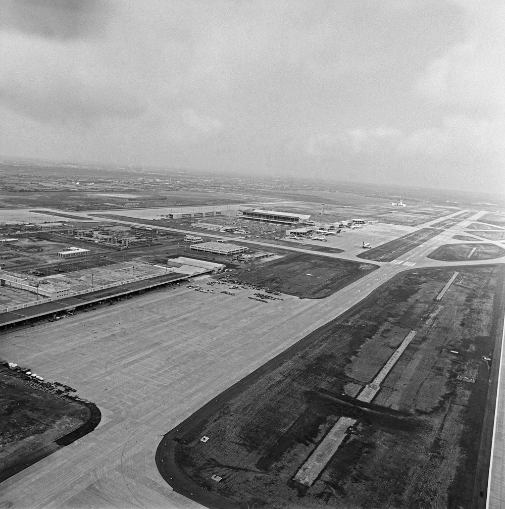 民國68年桃園國際機場空照圖