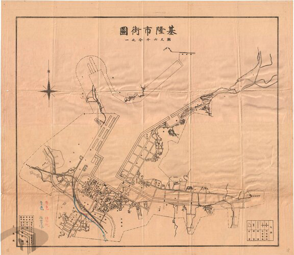 圖1 基隆市街圖
