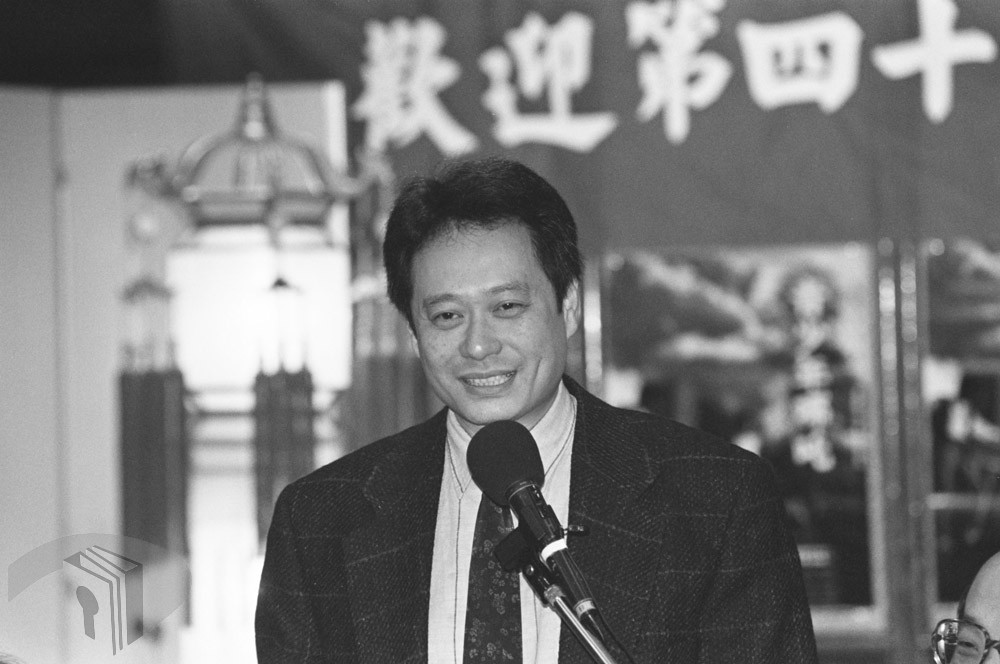 12_導演李安記者會致詞,談述《囍宴》勇奪柏林影展金熊獎