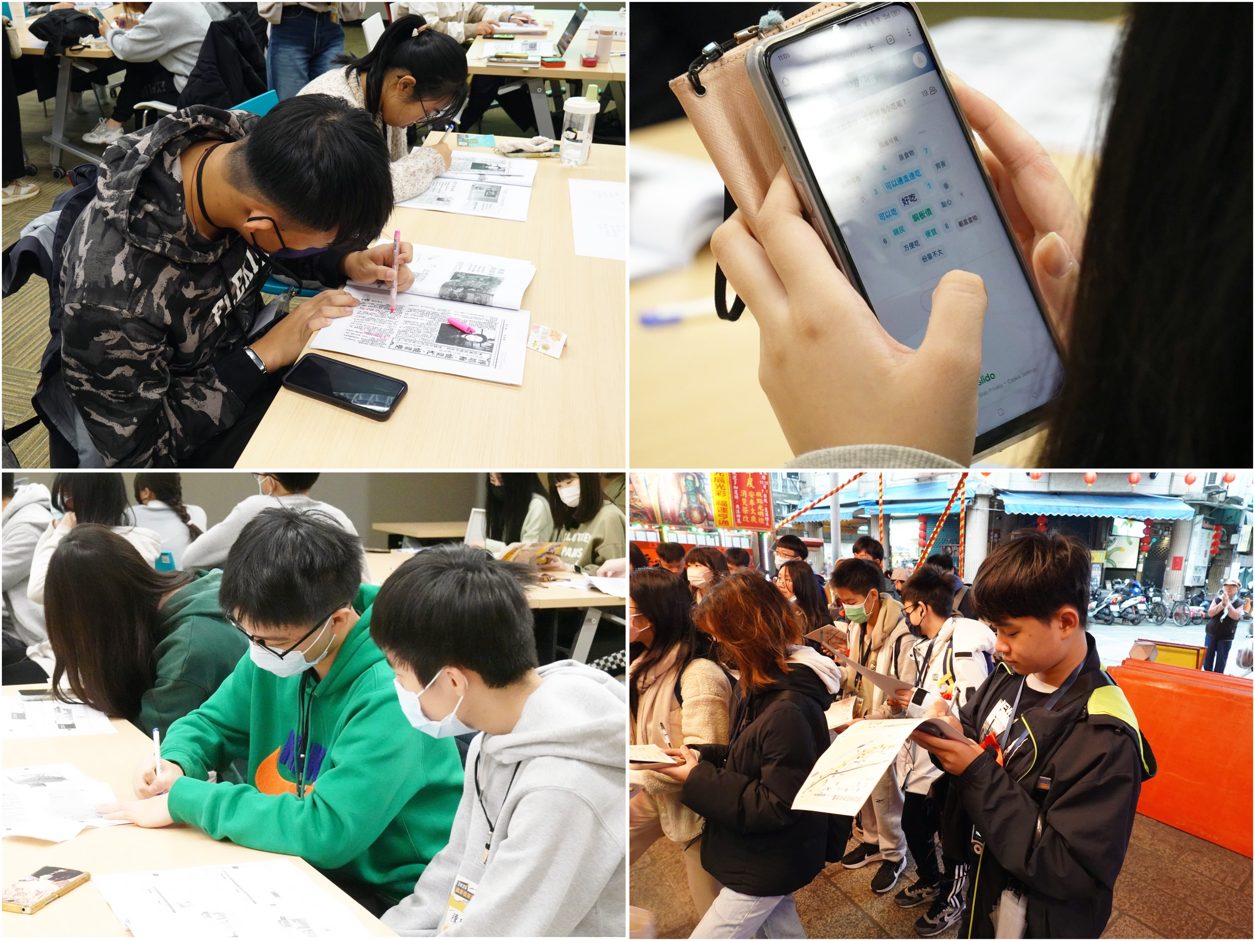 07營隊期間學生專心操作及勤做筆記